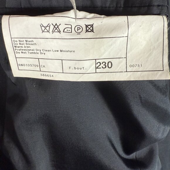 Armani Collezioni Blazer Men Size 44R Black 3-Button Jacket Neiman Marcus Italy - Picture 10 of 14